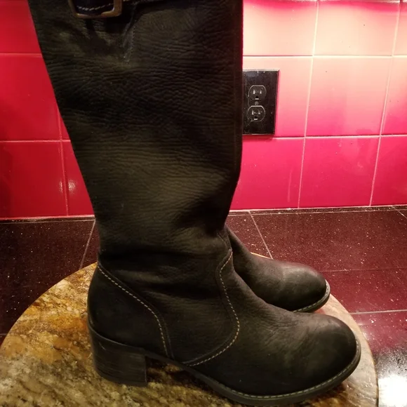 Paul Green Munchen Austria Knee High Black Boots - Picture 2 of 8